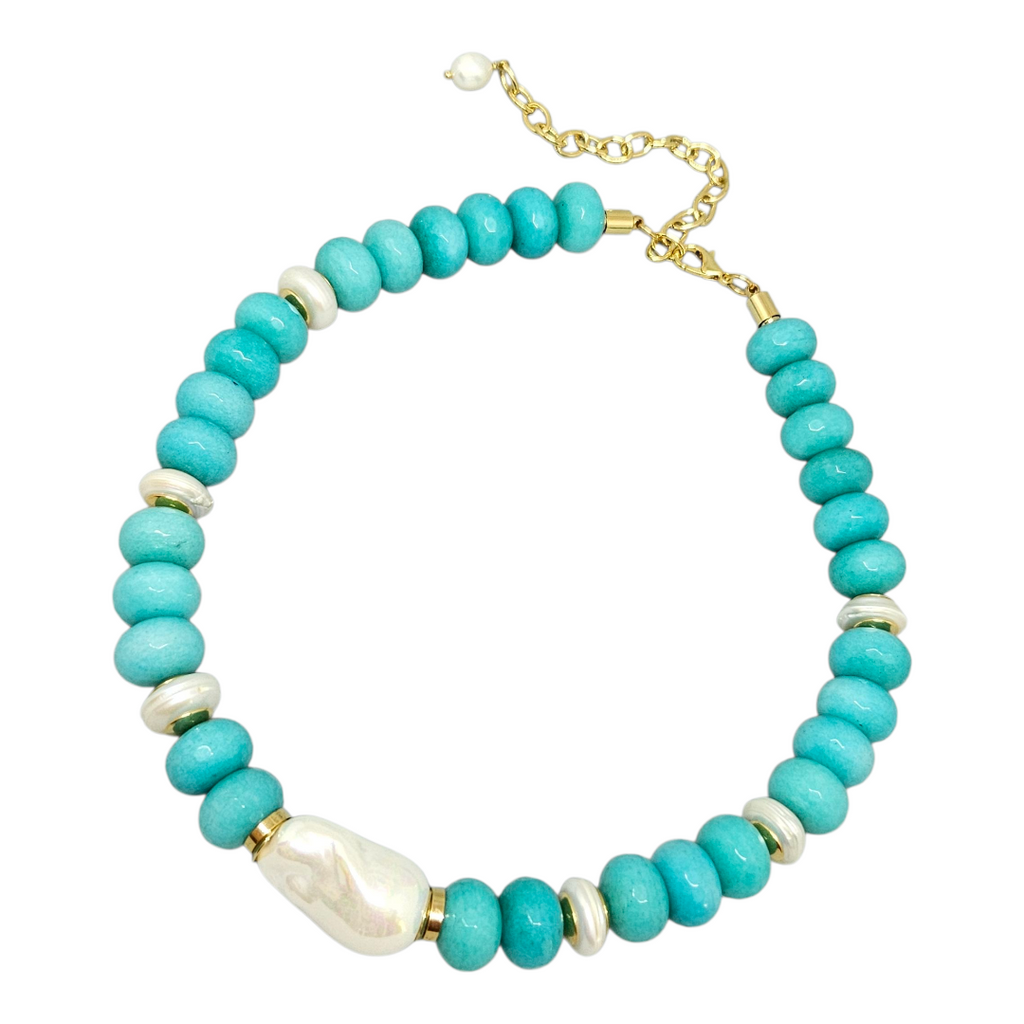 Colar Jade Turquesa