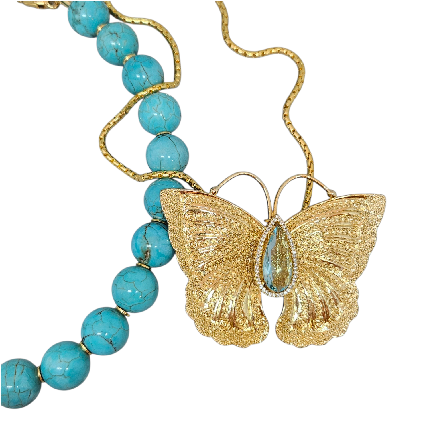 Mix Borboleta - 2 colares