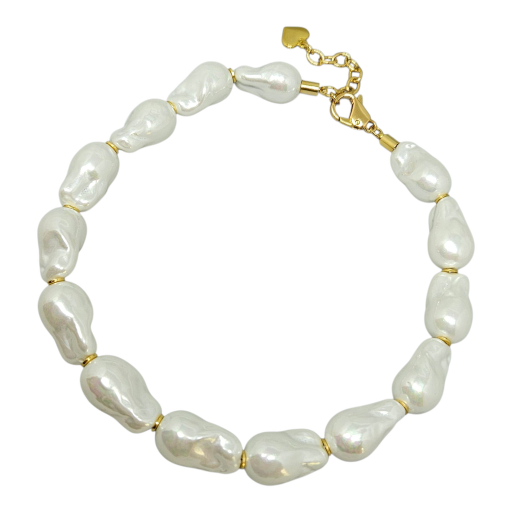 Colar Pérola Shell Orgânica