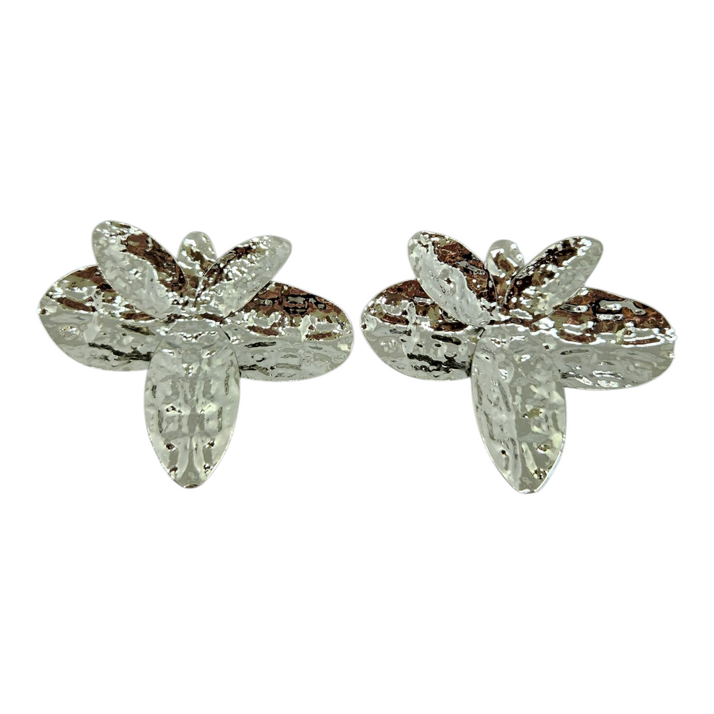 Brinco Orquídea Prata