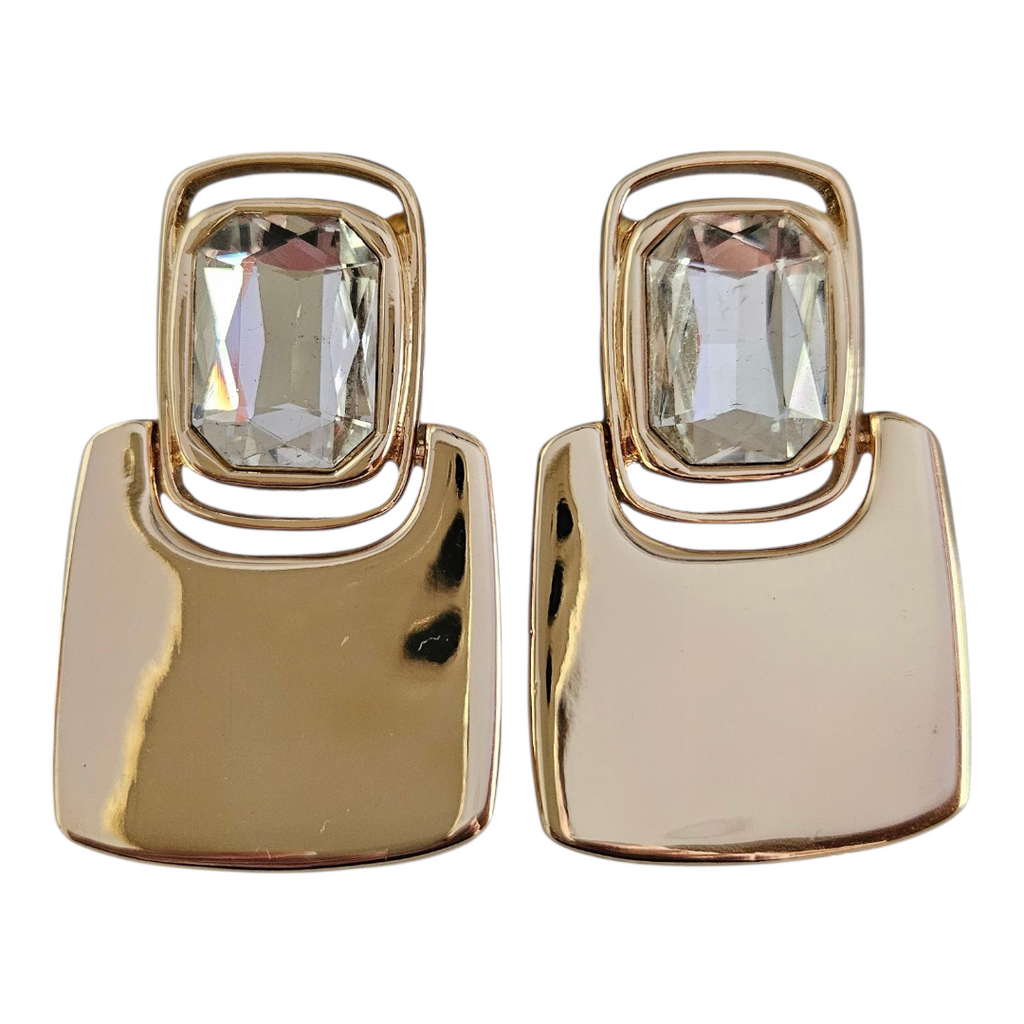 Brinco Geométrico Cristal