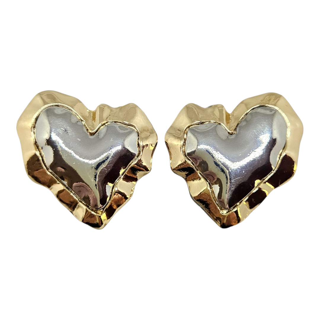 Brinco Coração Mix de Banhos