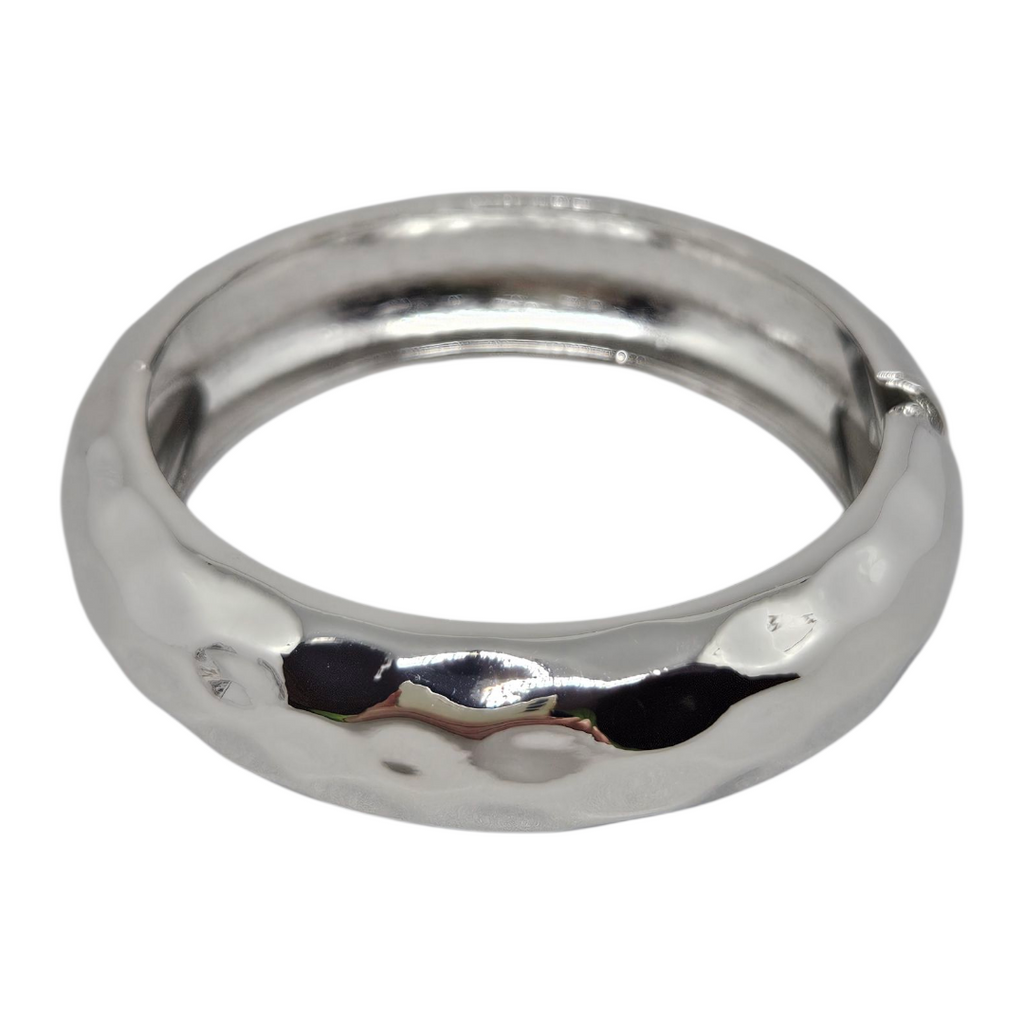 Bracelete Martelado Prata M