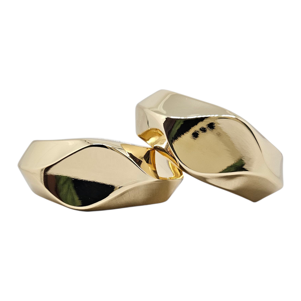 Bracelete Orgânico Dourado