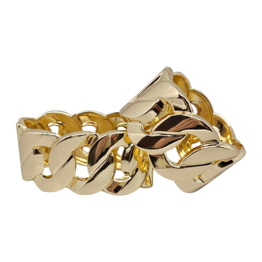 Bracelete Corrente Dourado G