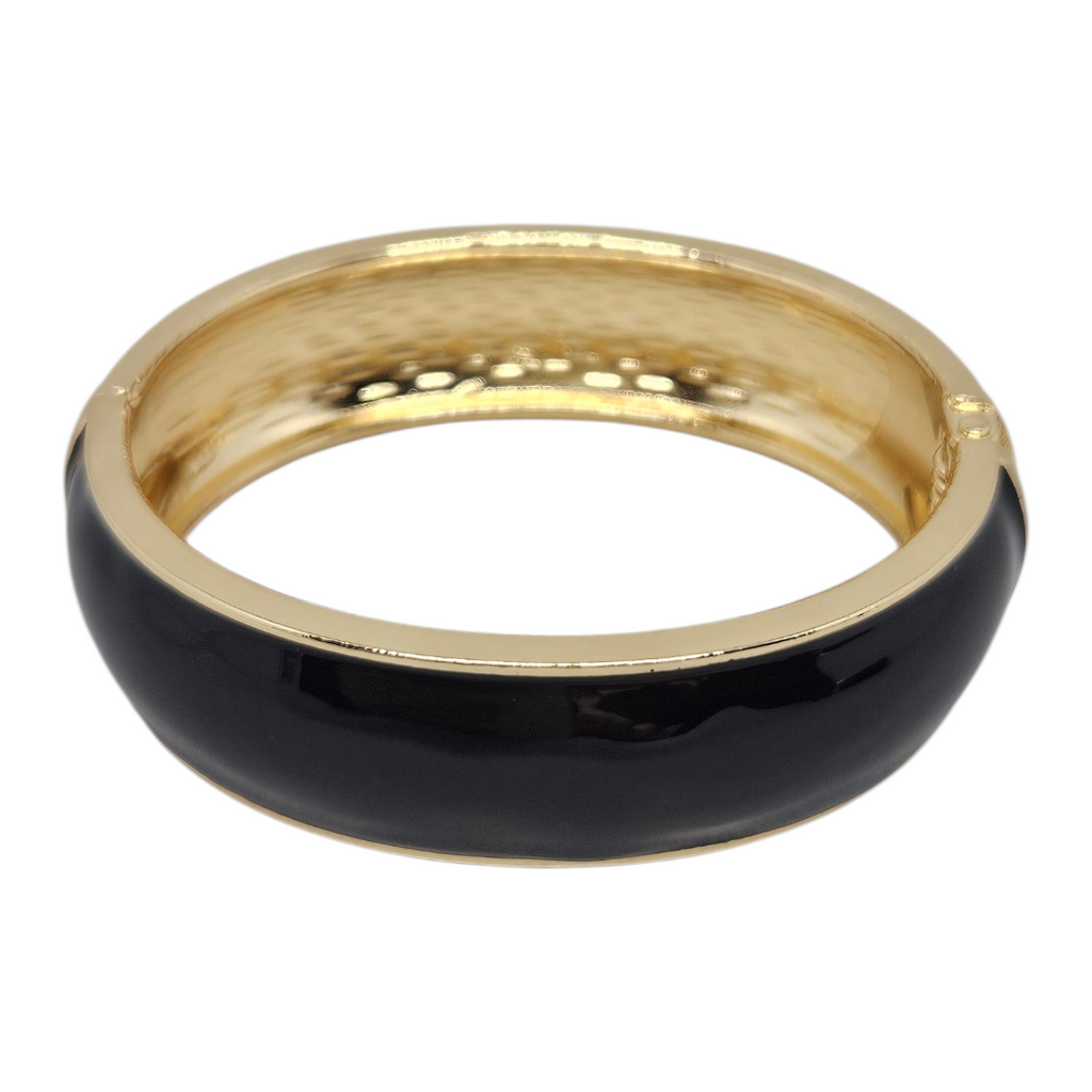 Bracelete Esmaltado Preto