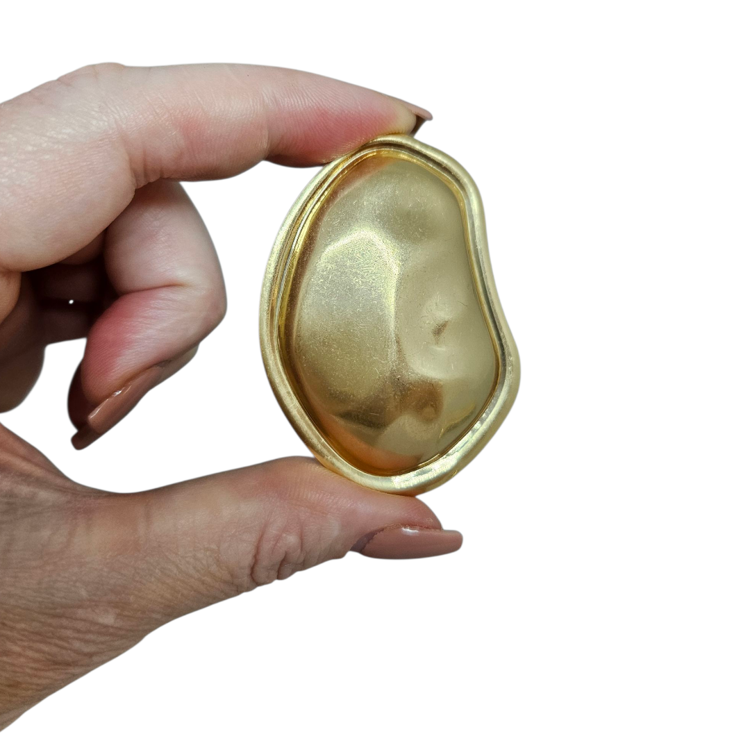 Brinco Orgânico Fosco Dourado