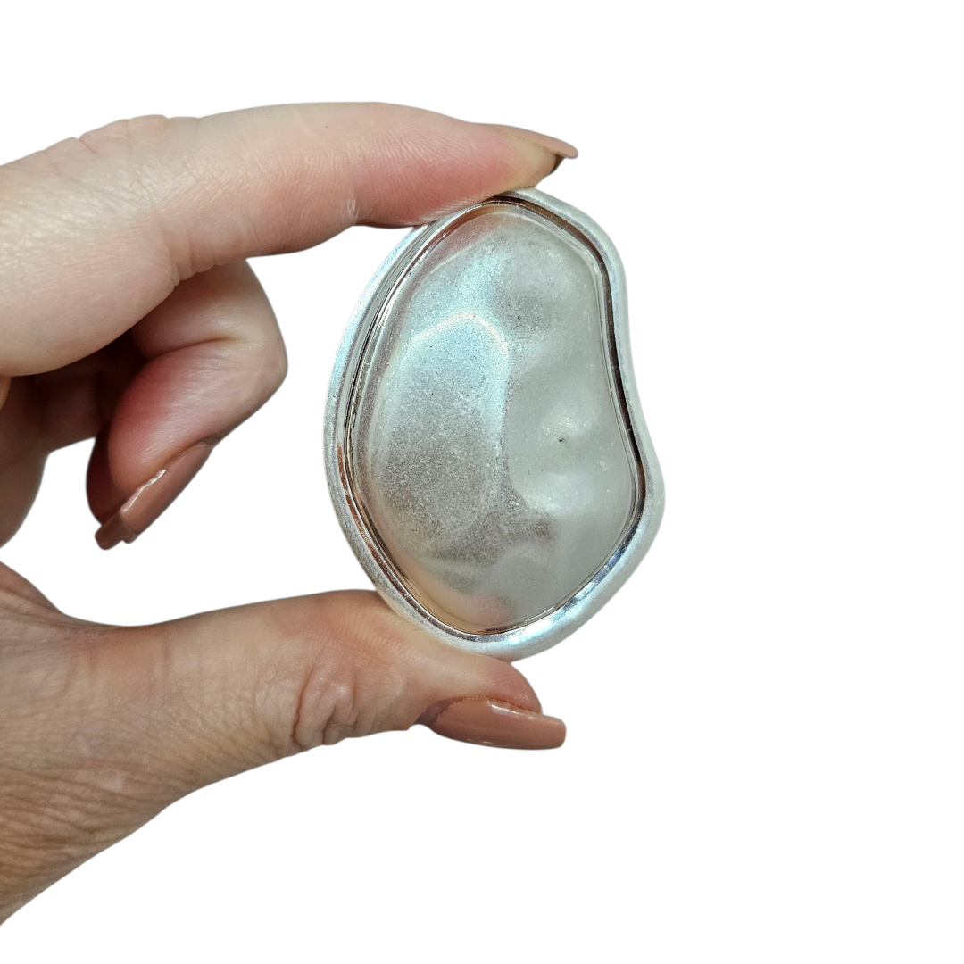 Brinco Orgânico Fosco Prata