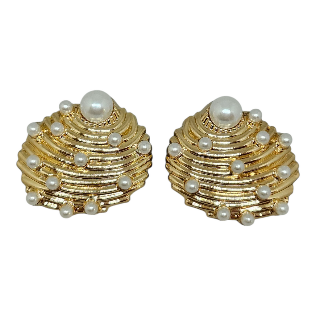 Brinco Concha Pérolas