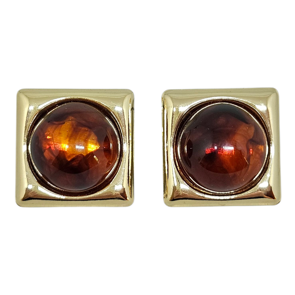 Brinco Quadrado Resina