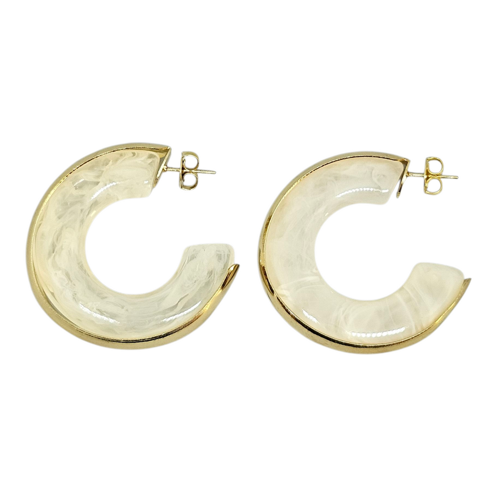 Brinco Argola Resina Off