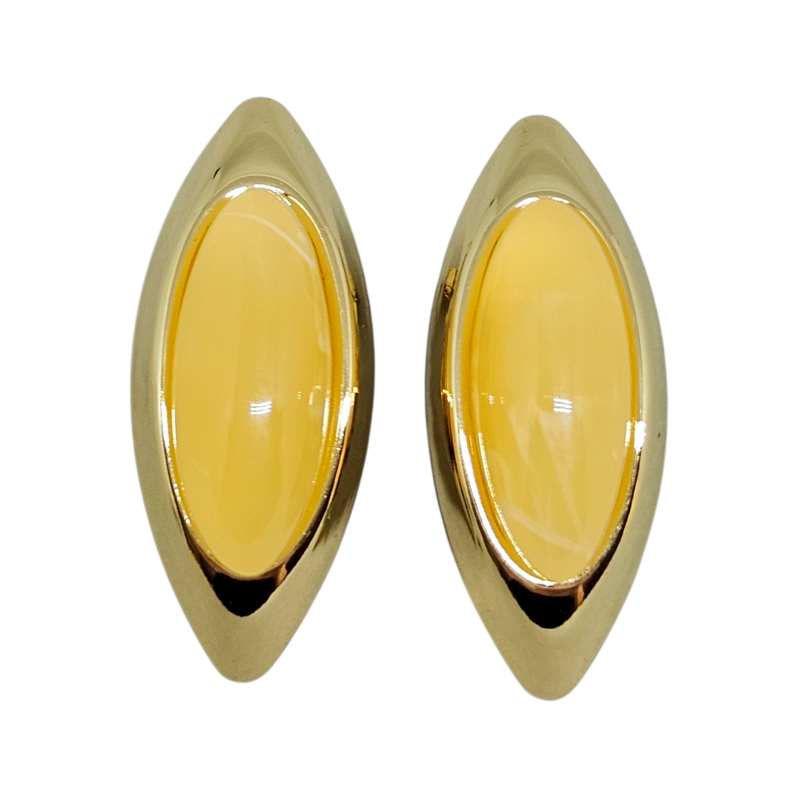 Brinco Navete Amarelo