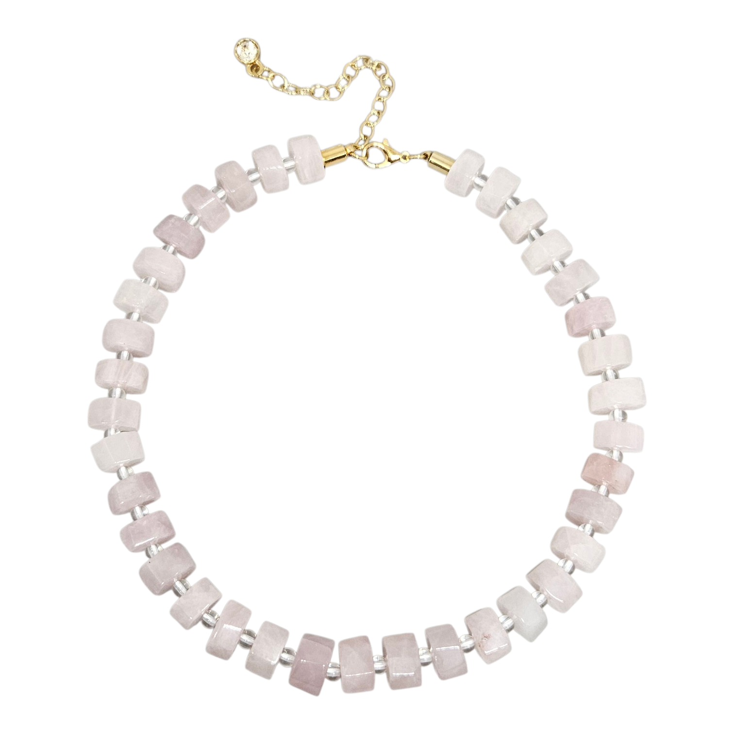 Mix Quartzo Rosa - 3 colares