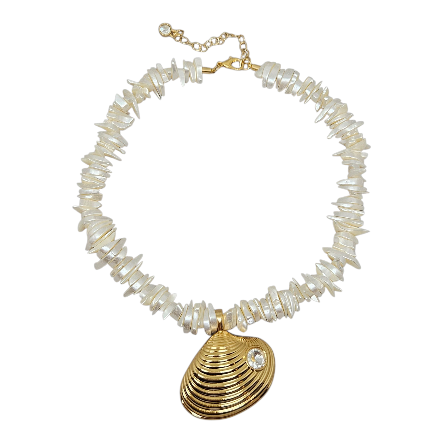 Colar Cascalho Concha