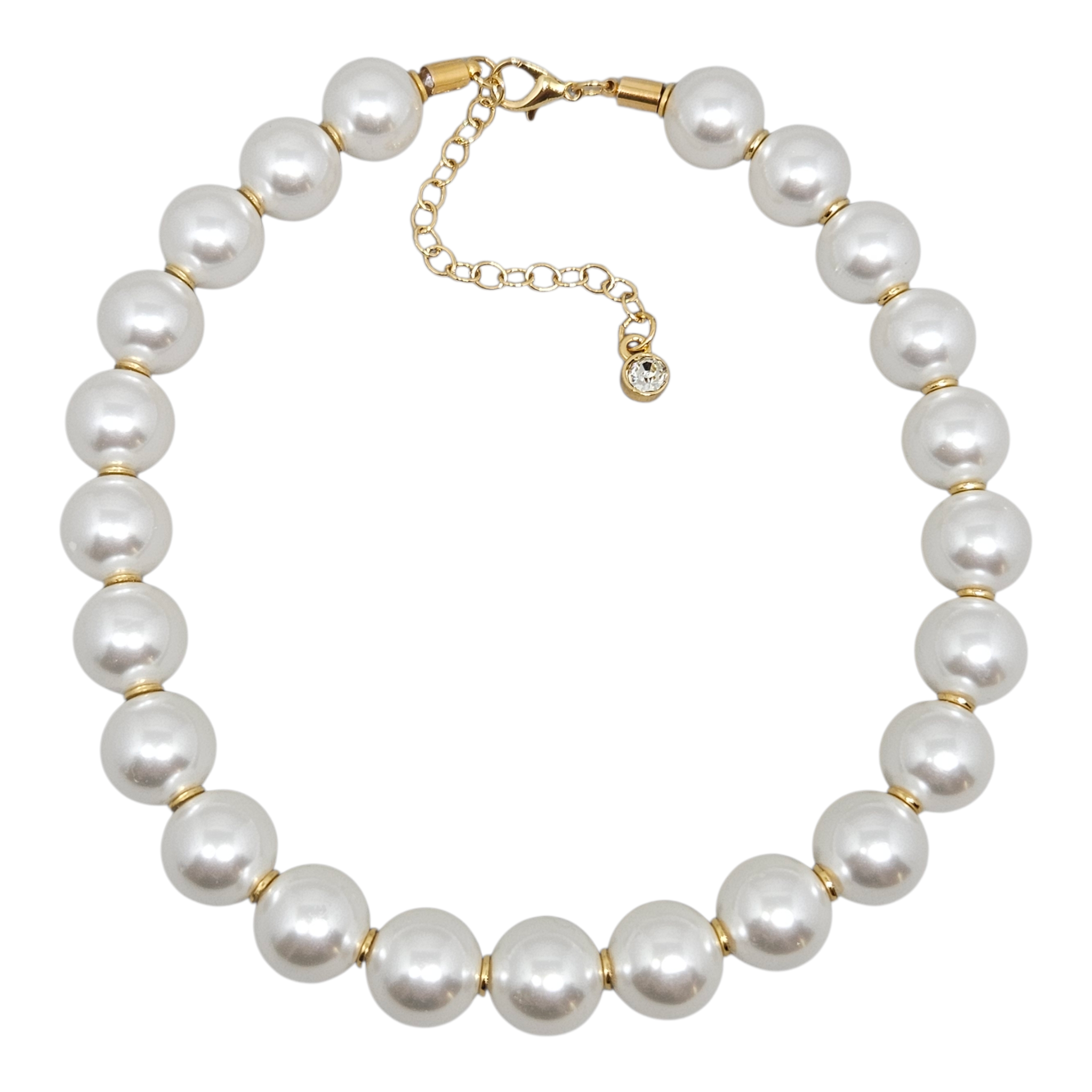 Colar Pérola Shell Redonda