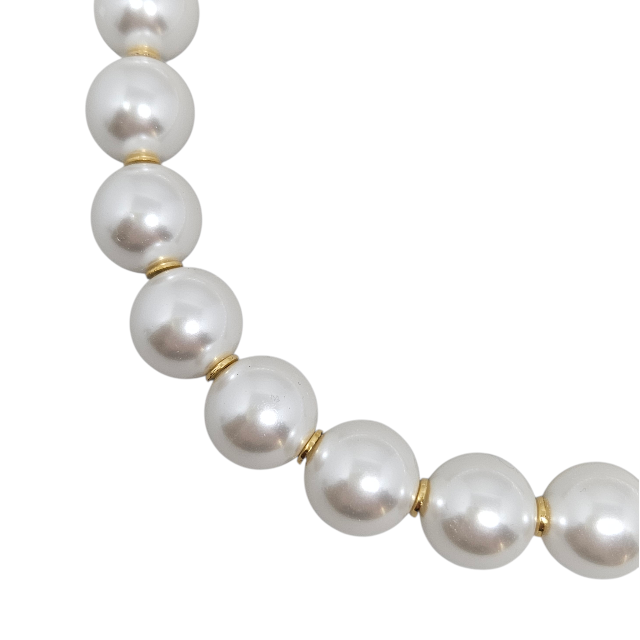 Colar Pérola Shell Redonda