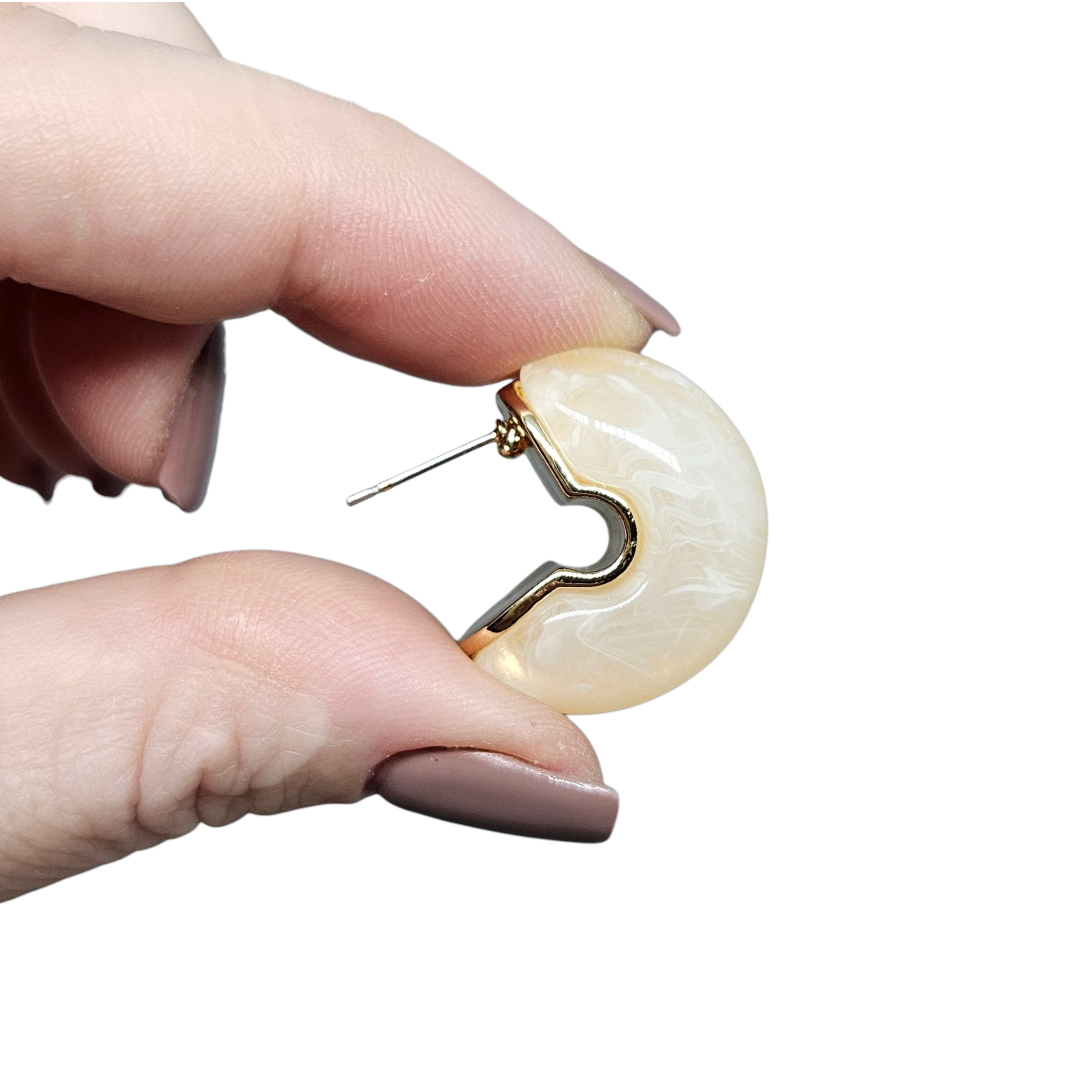 Brinco Meia Argola Off