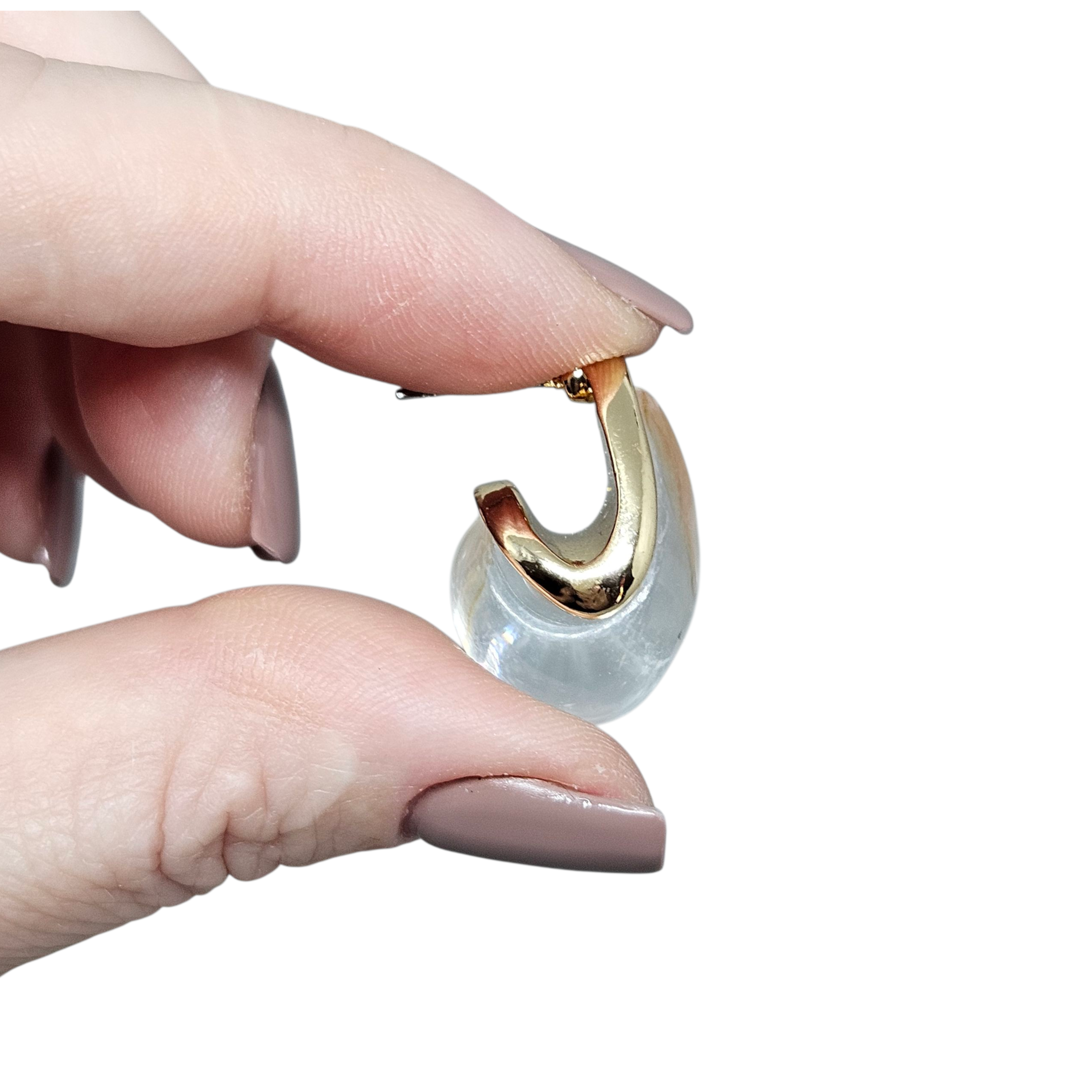 Brinco Gotinha Transparente