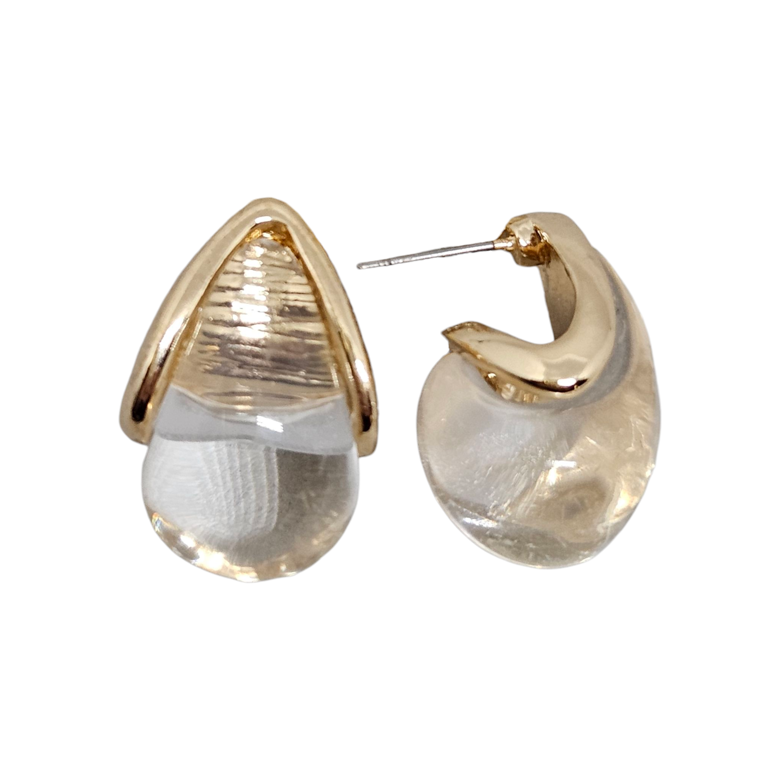 Brinco Gotinha Transparente