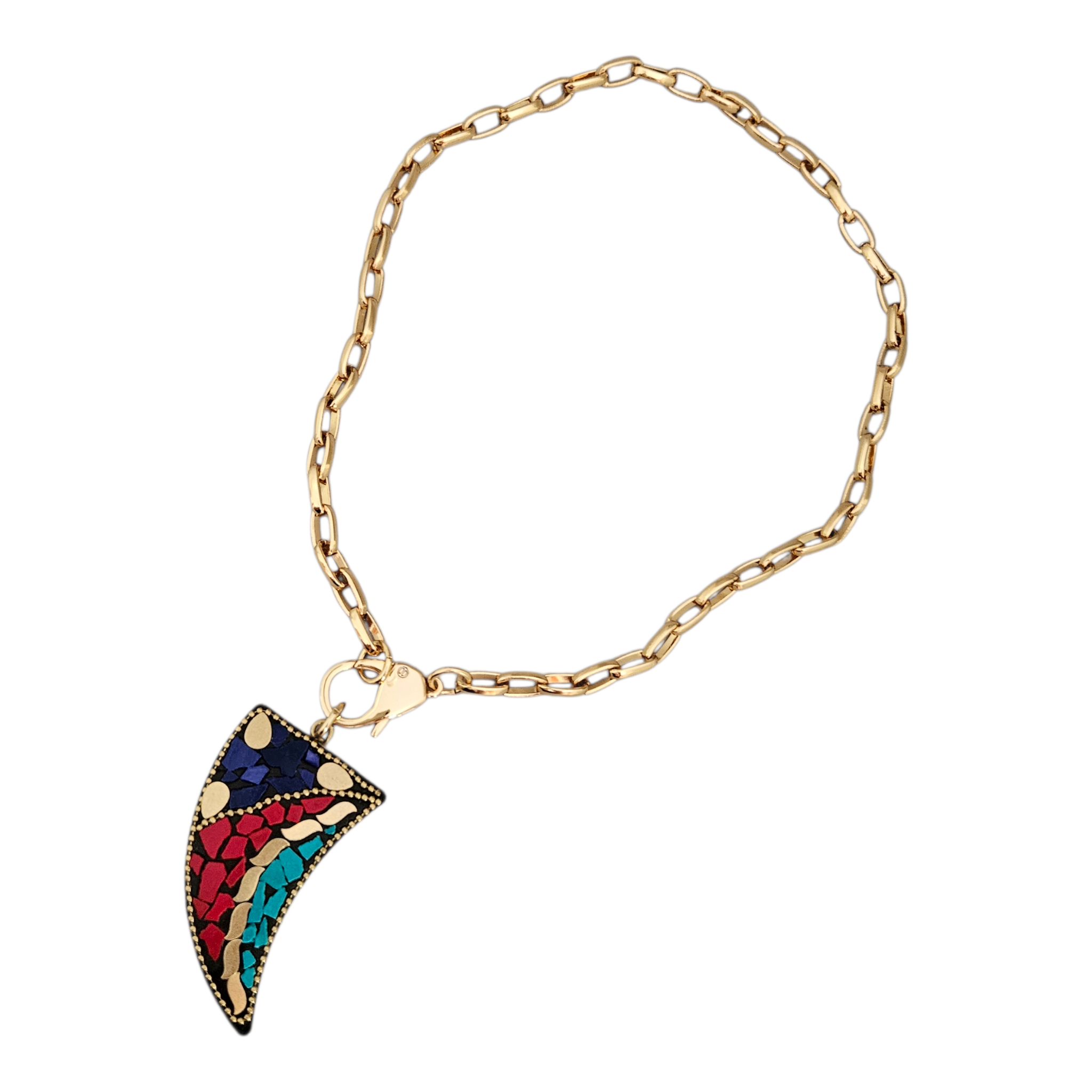 Colar Dente Marroquino Cores