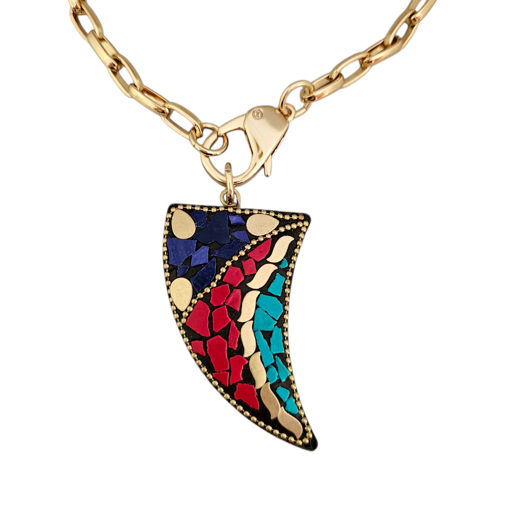 Colar Dente Marroquino Cores