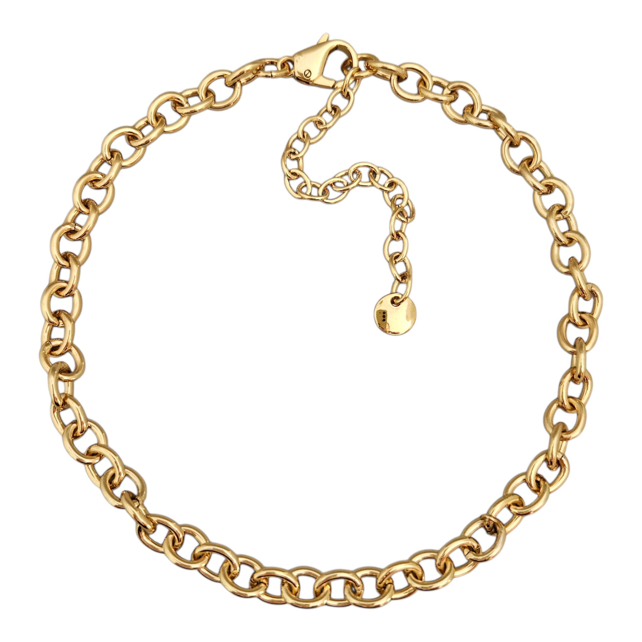 Corrente Elos Dourada M