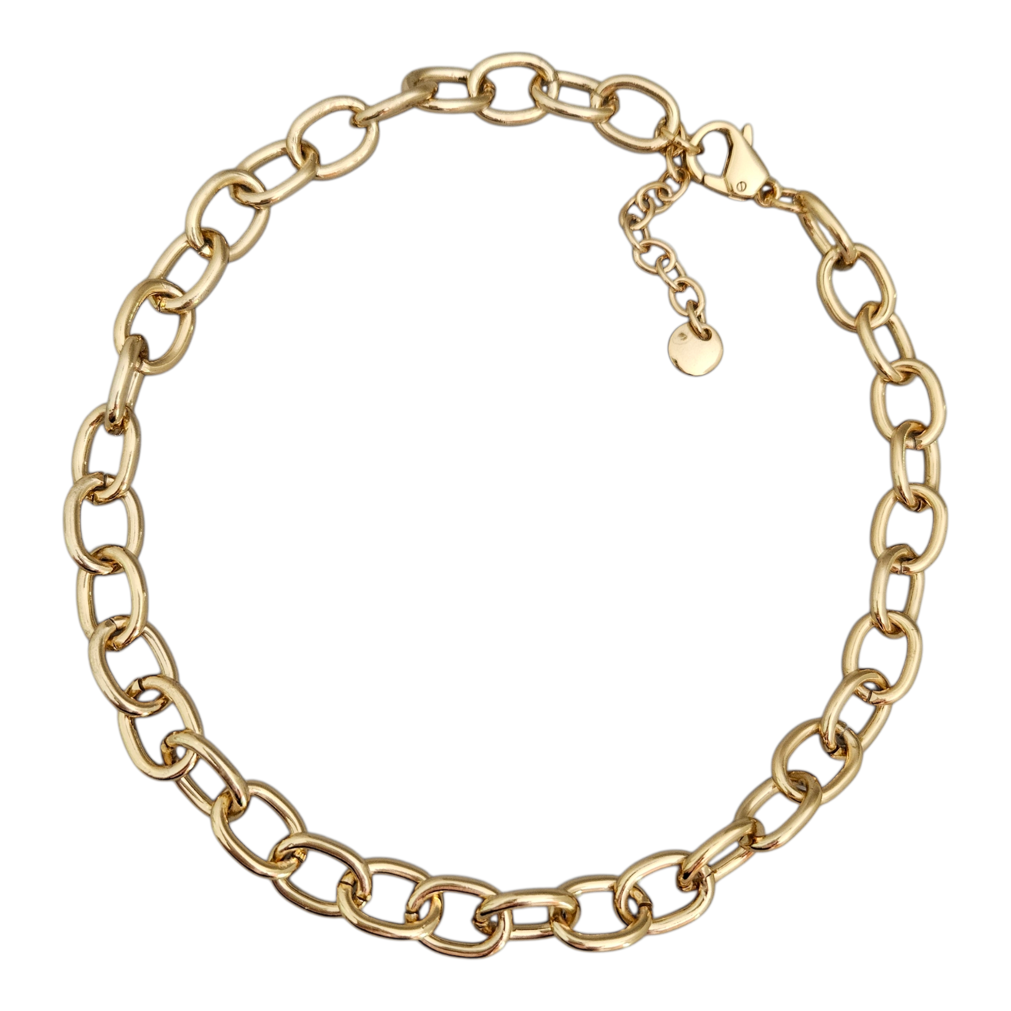 Corrente Elos Dourada G