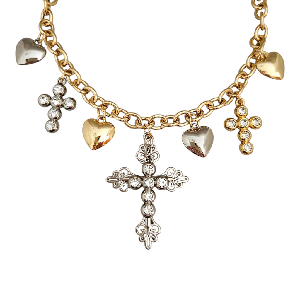 Colar Cruz Mix de Banhos