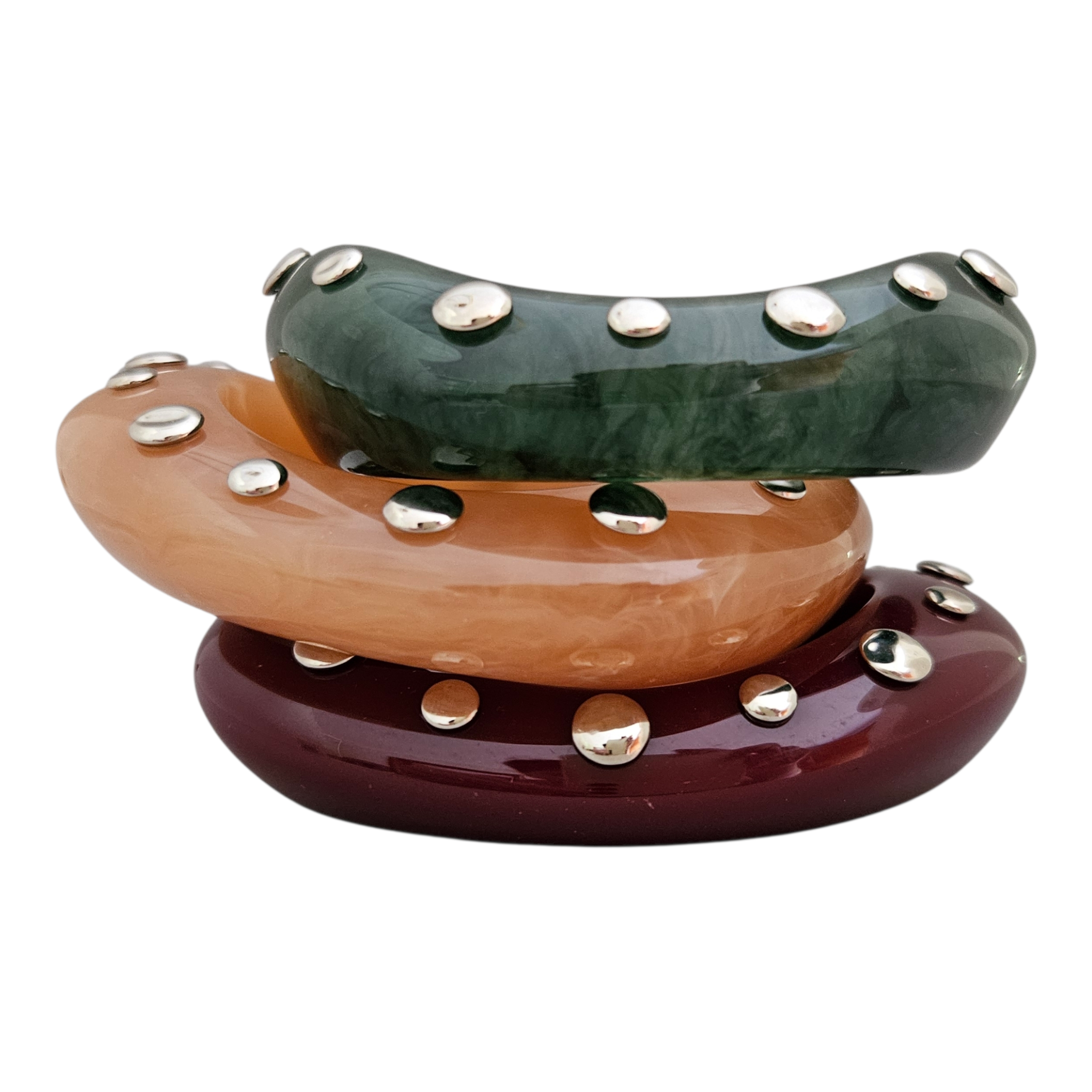 Bracelete Tachas Cores