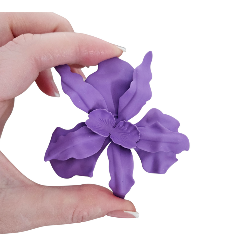 Brinco Orquídea Roxa