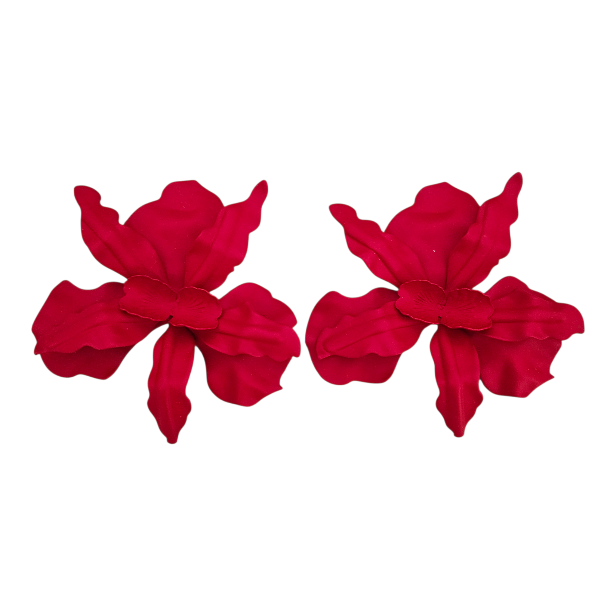 Brinco Orquídea Vermelha