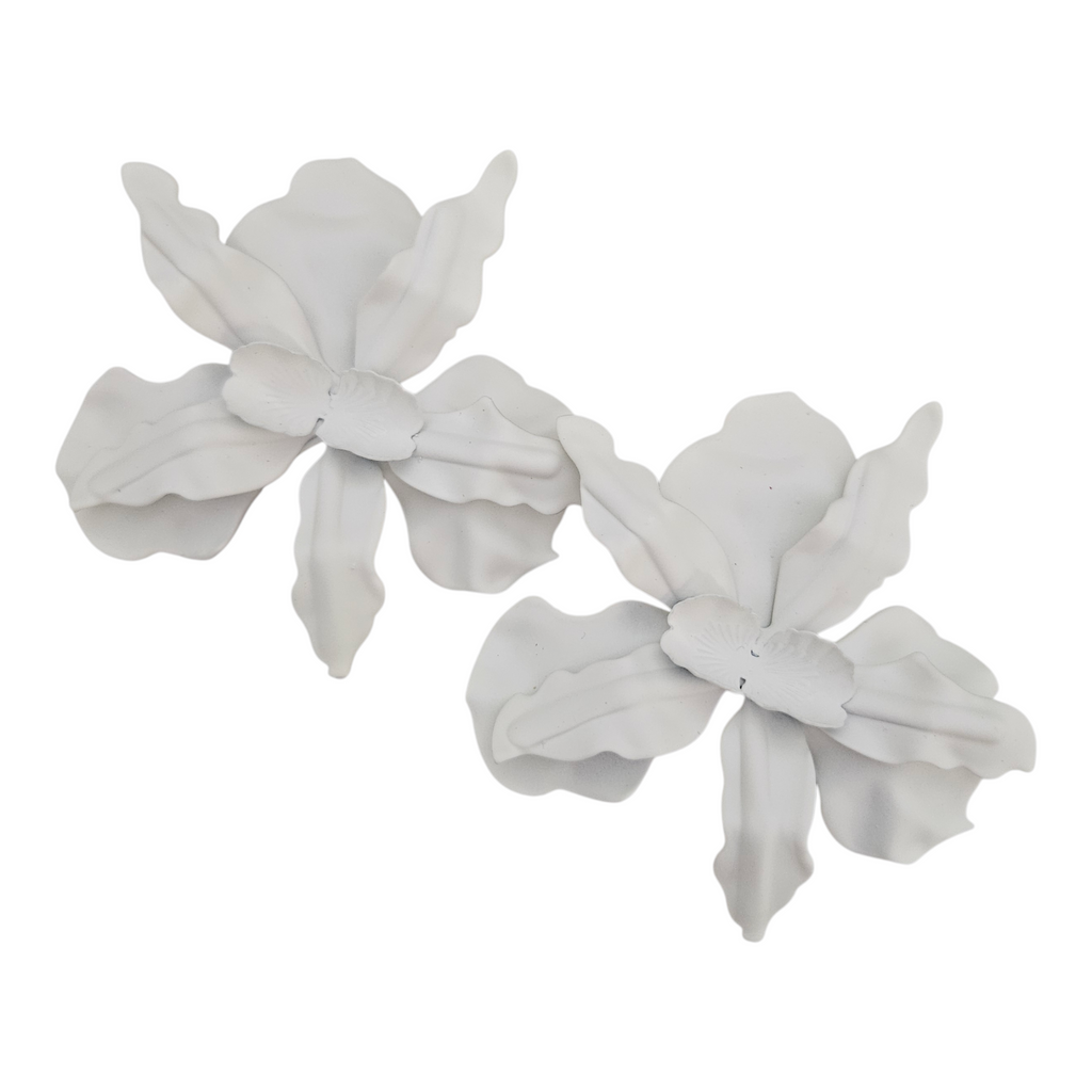 Brinco Orquídea Branca