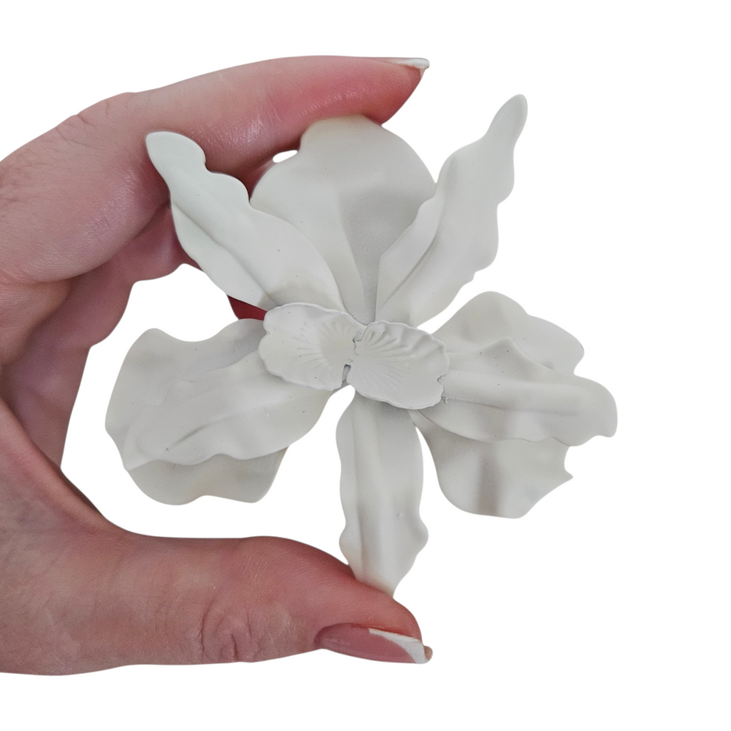 Brinco Orquídea Branca