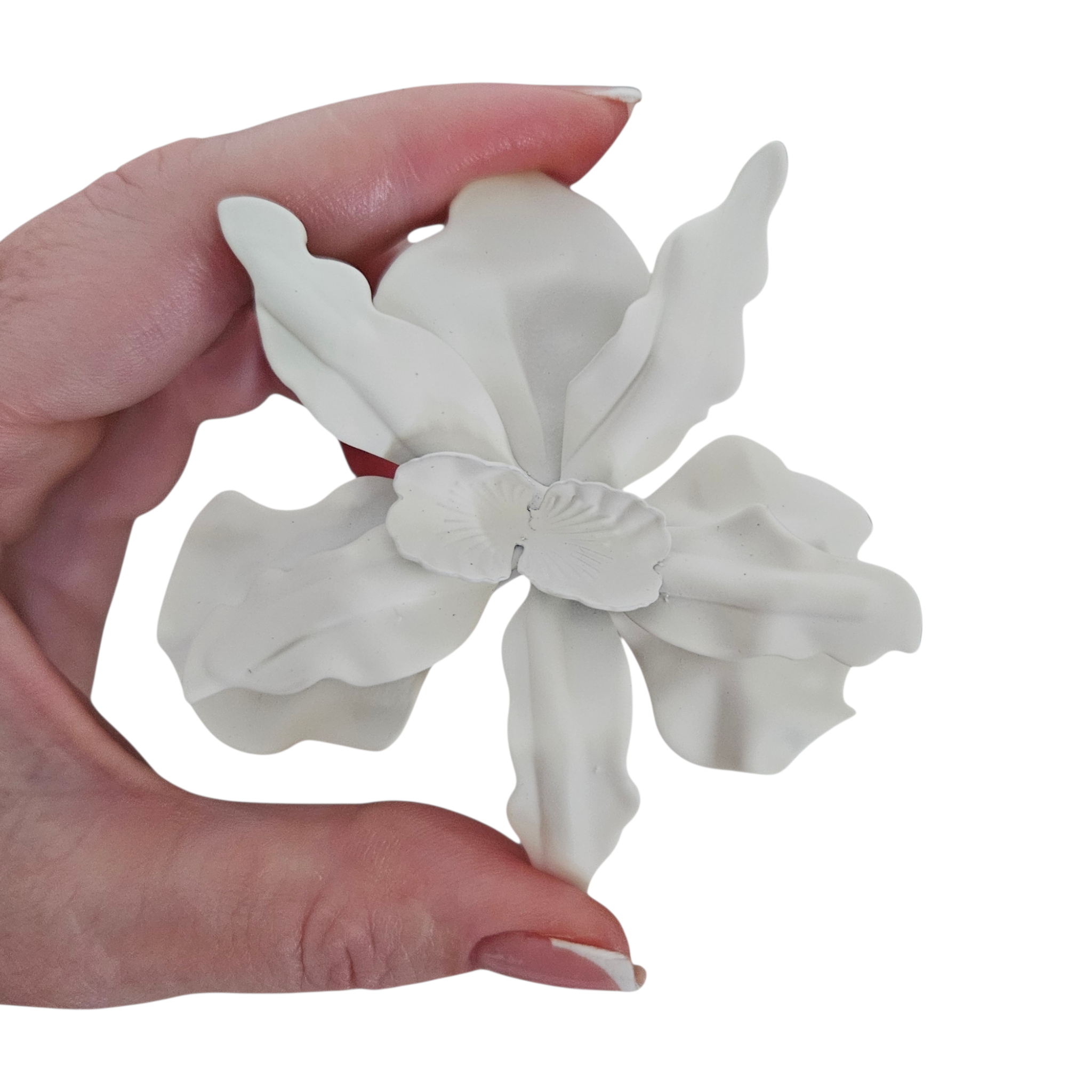 Brinco Orquídea Branca