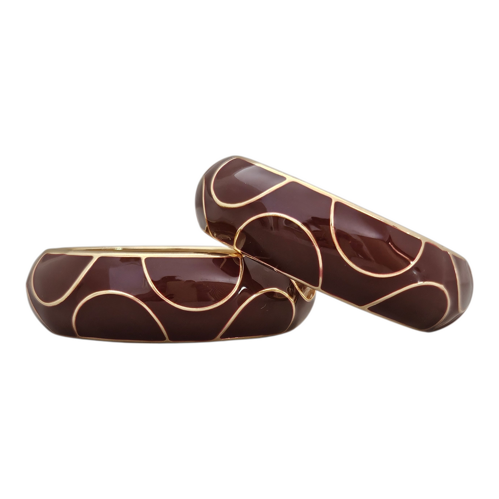 Bracelete Bolas Bordô