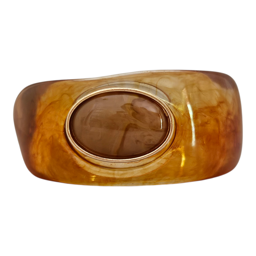 Bracelete Resina Âmbar