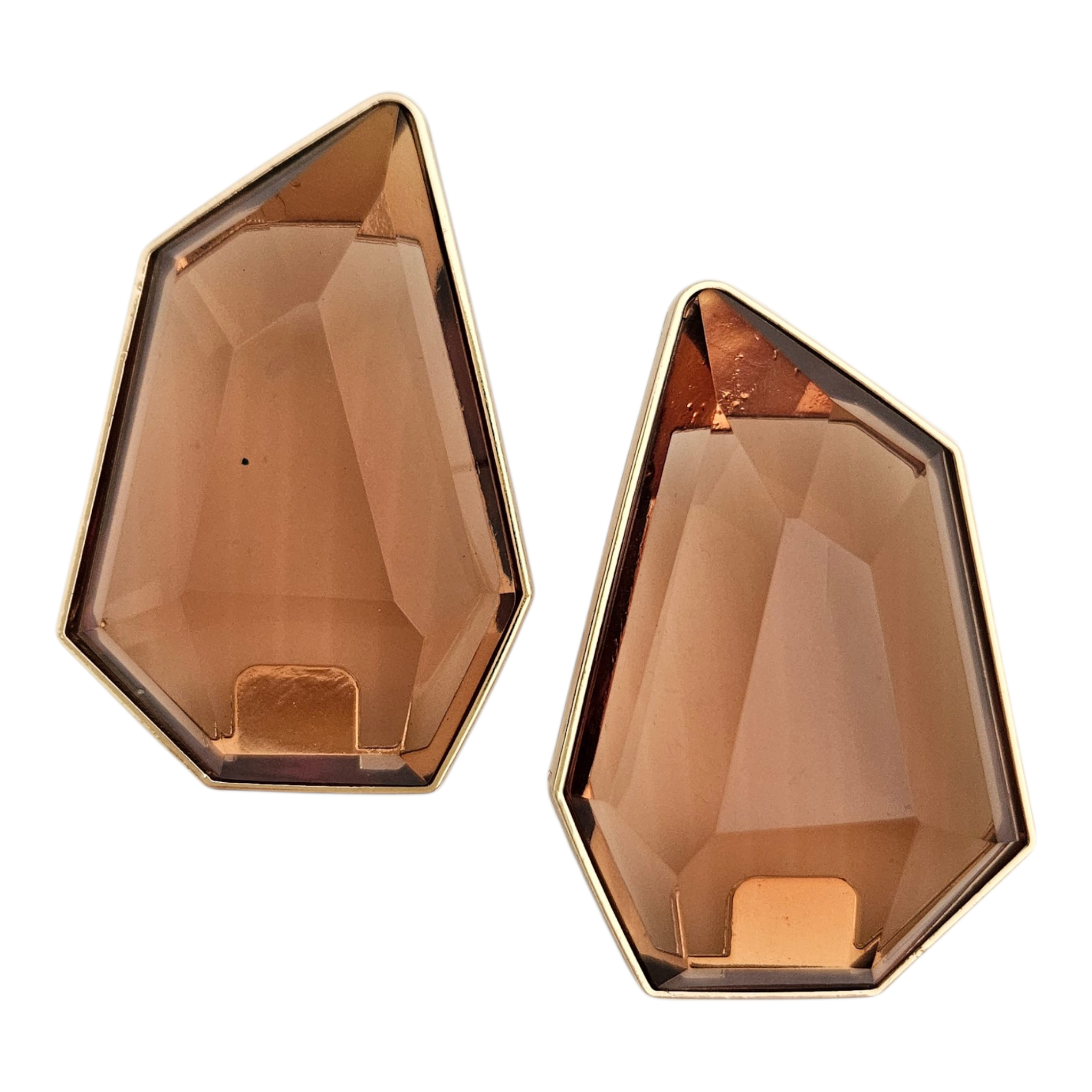 Brinco Cristal Âmbar