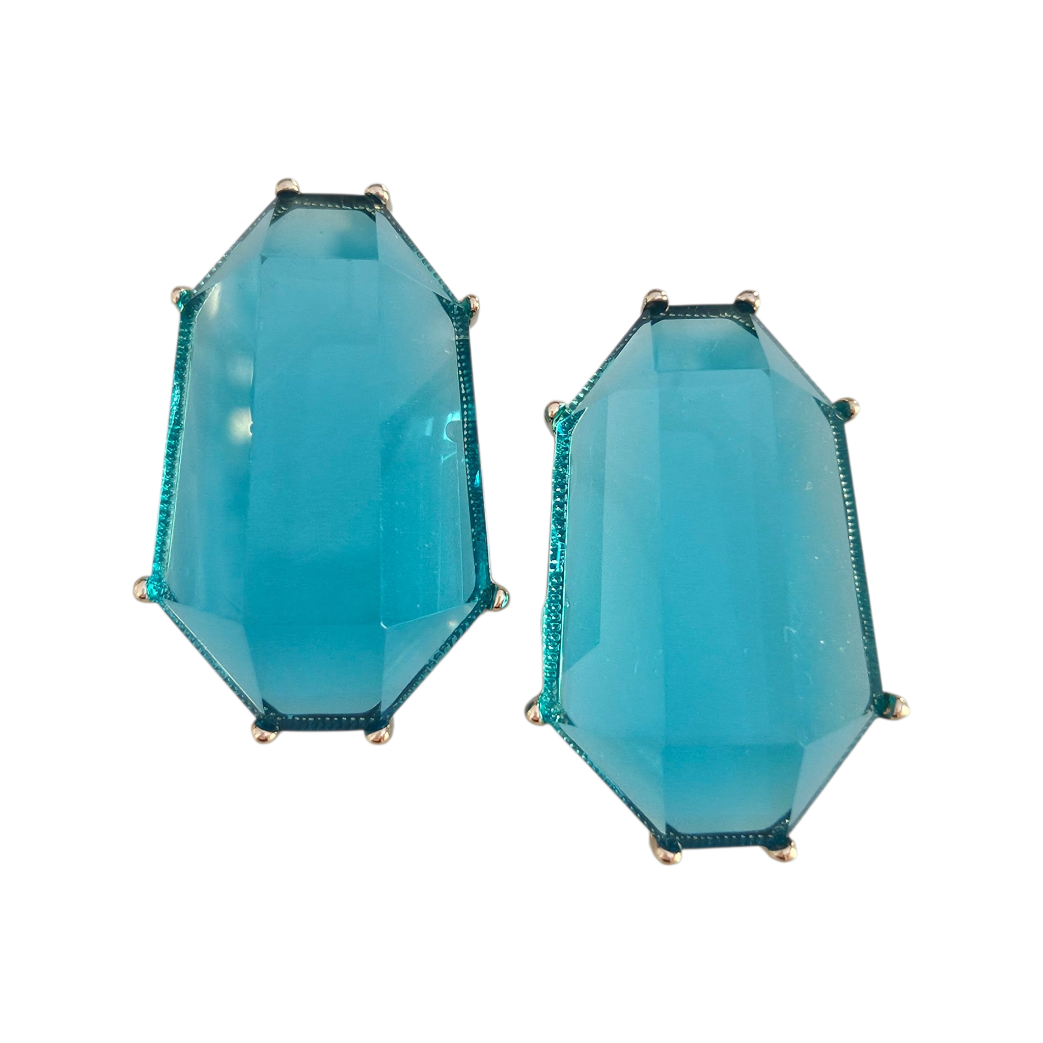 Brinco Cristal Azul