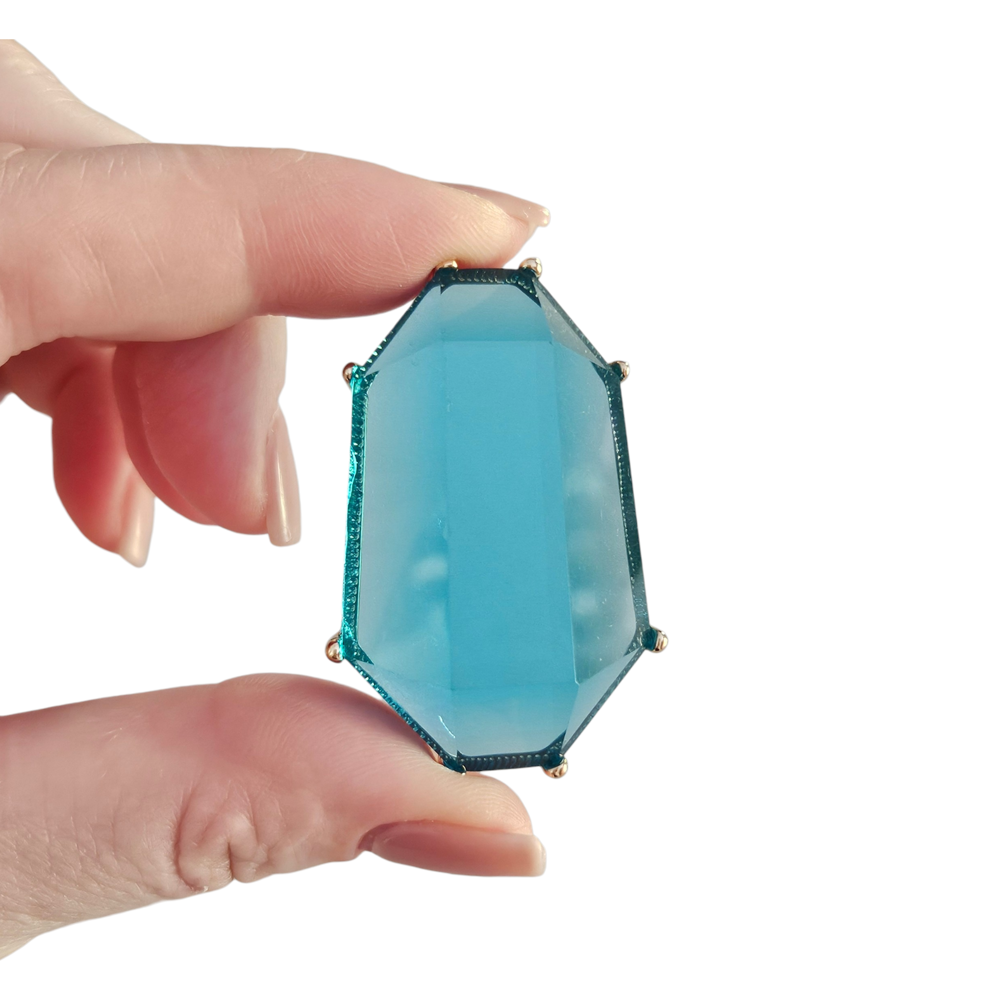 Brinco Cristal Azul