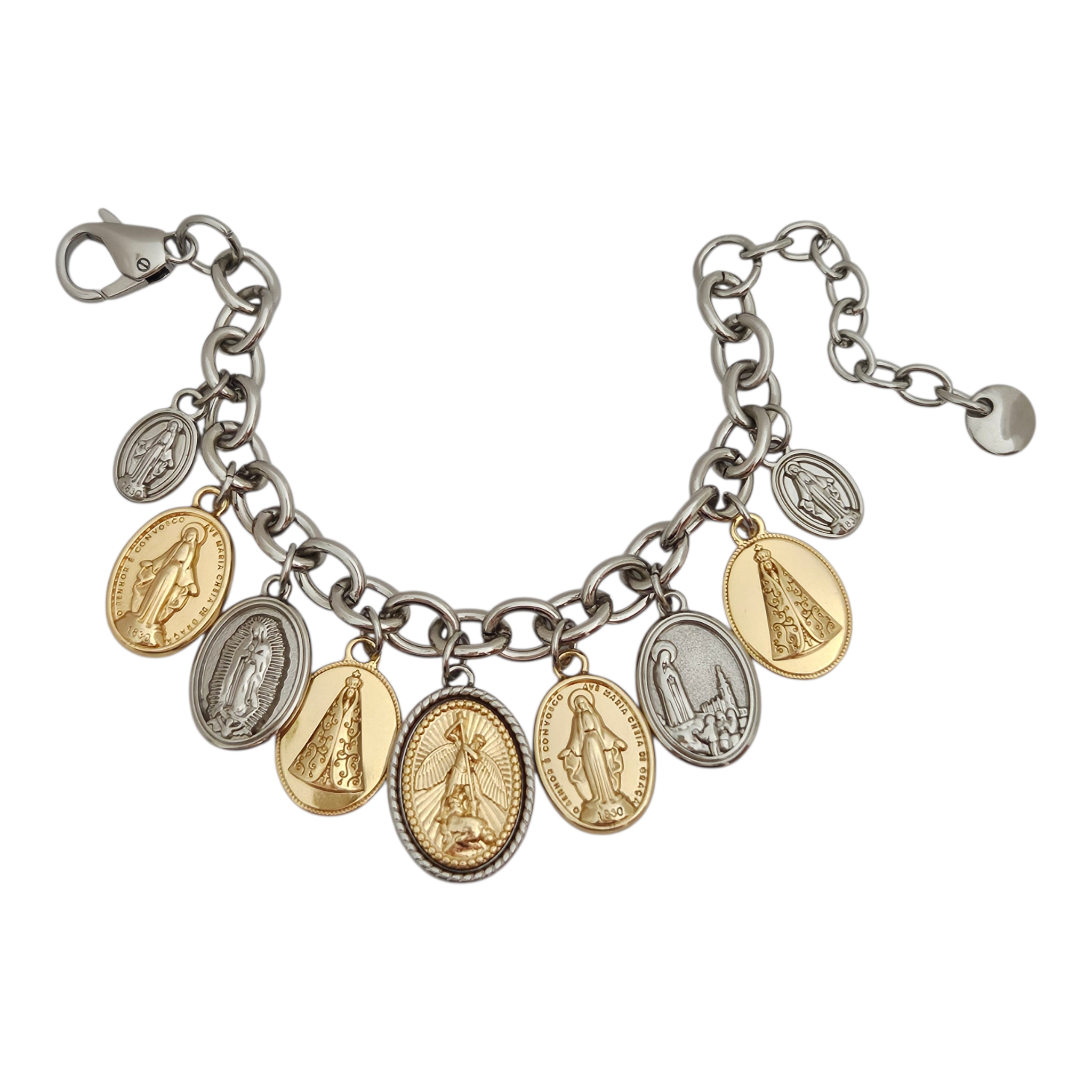 Pulseira Santos - Corrente Prata