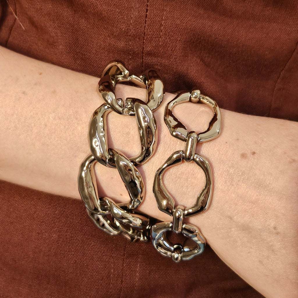 Pulseira Elos Orgânicos G - Prata