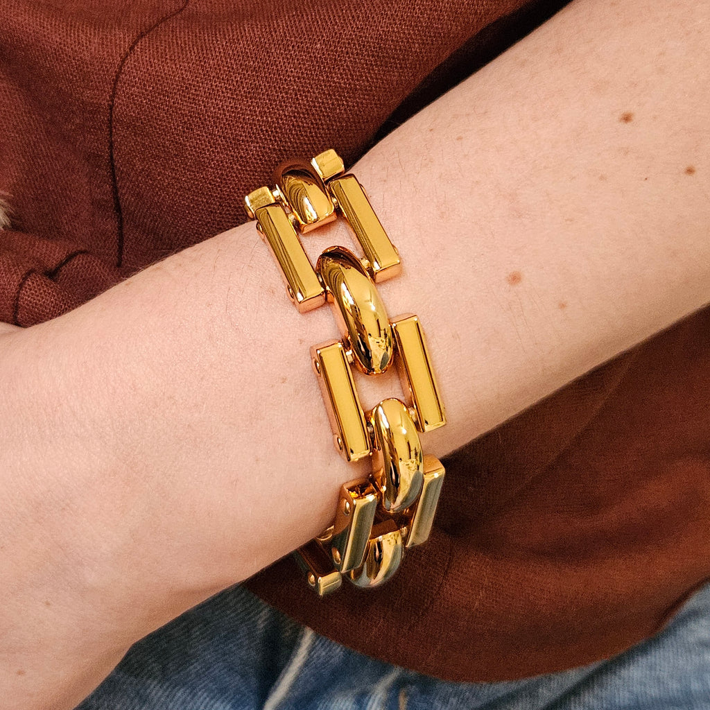 Pulseira Elos Quadrados