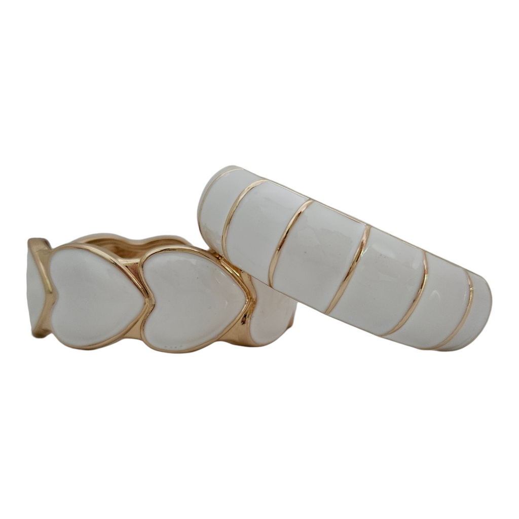 Bracelete Esmaltado Branco