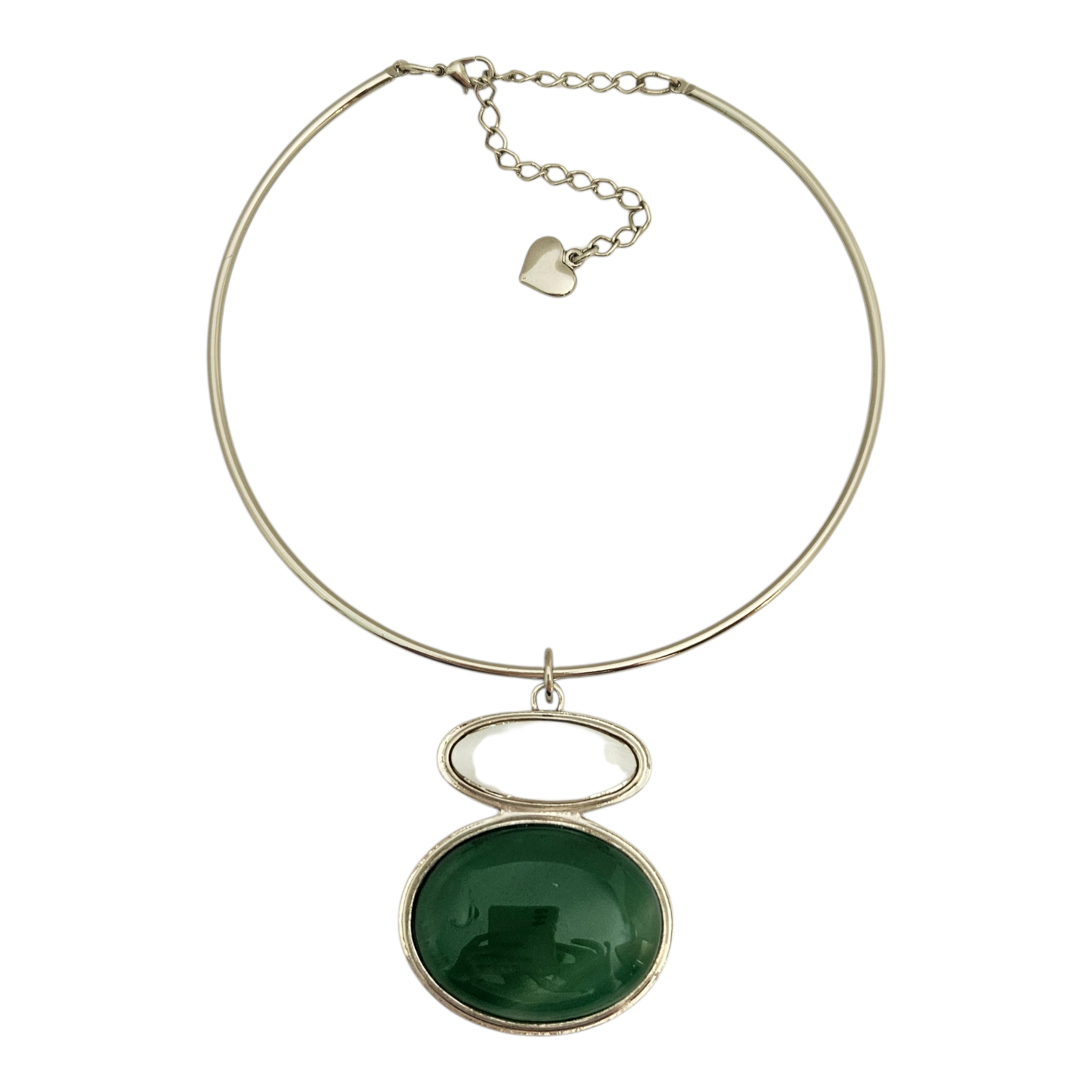 Aro Pedra Ágata Branca e Ágata Verde