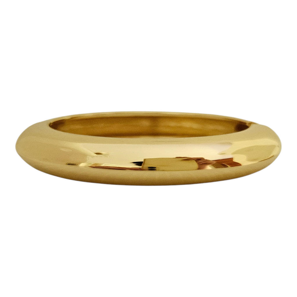 Bracelete Dourado Abaulado