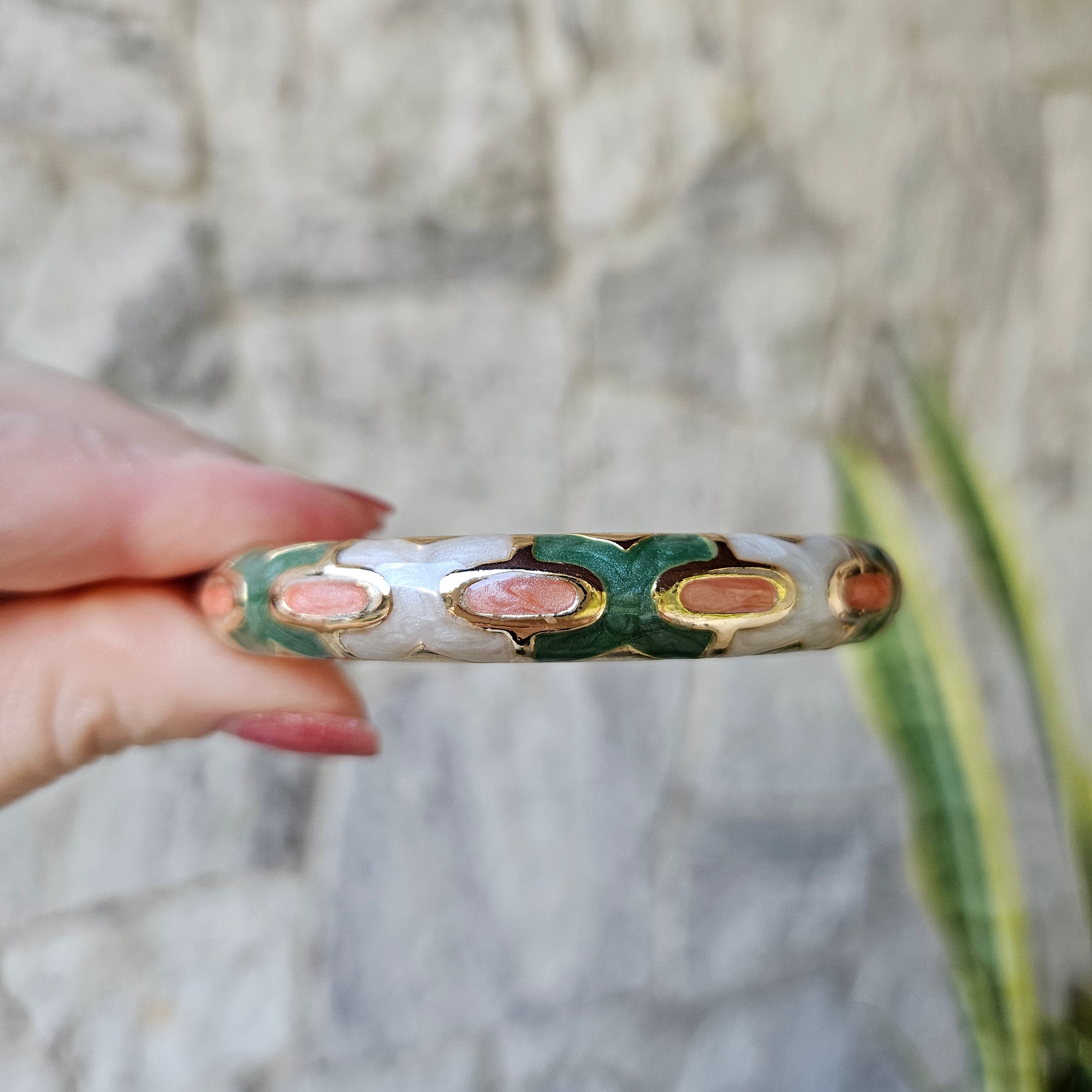 Bracelete Desenhos Geométricos Verde