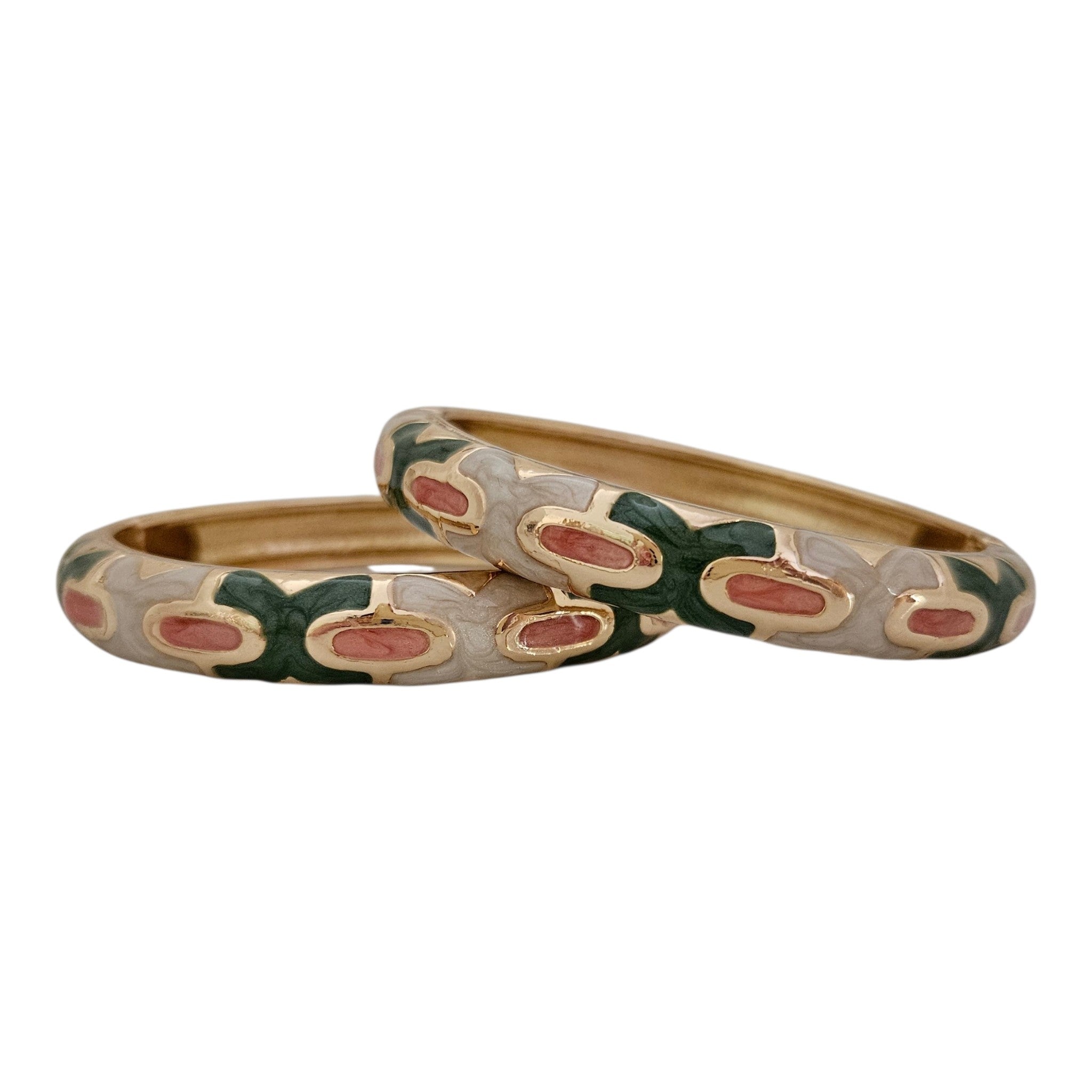 Bracelete Desenhos Geométricos Verde