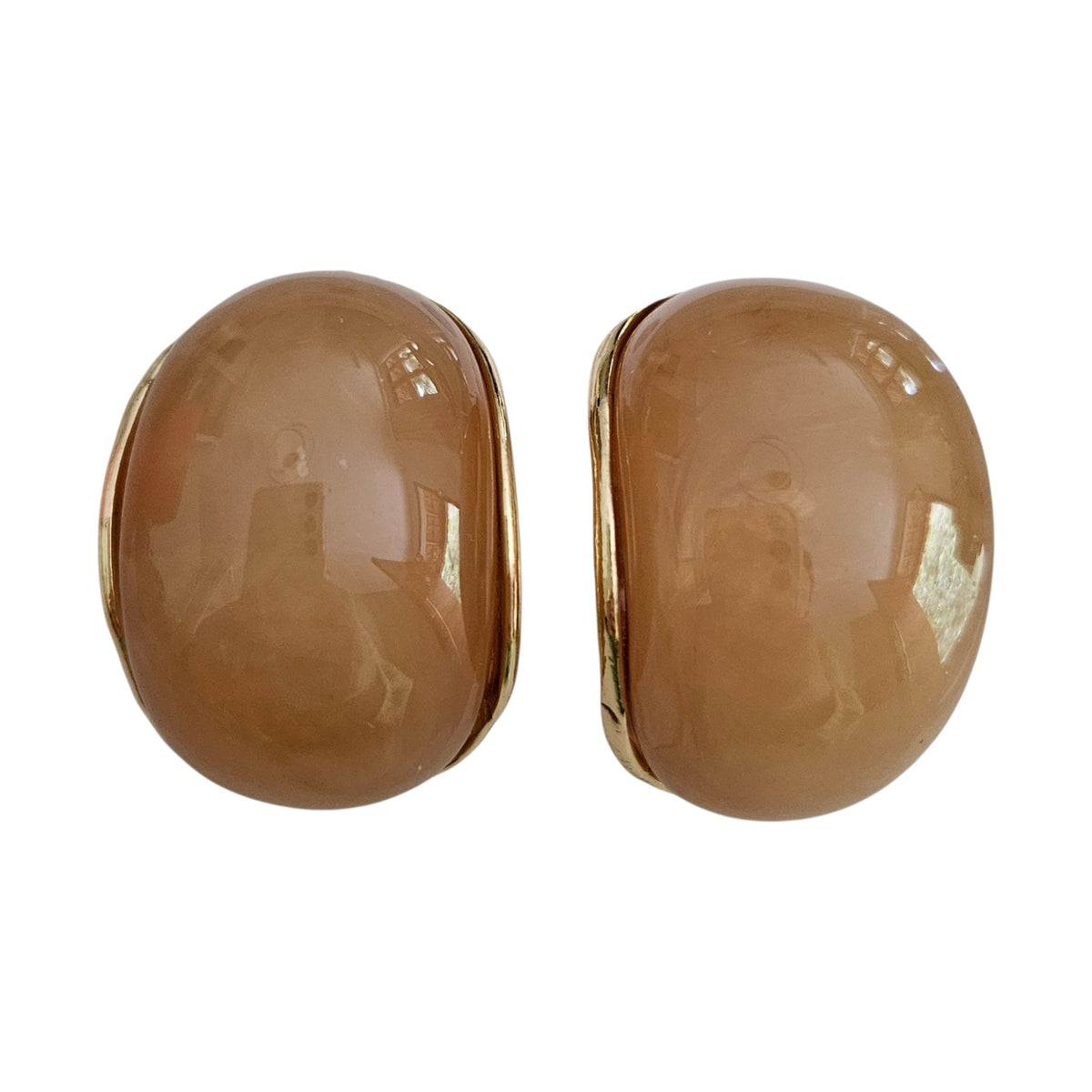 Brinco Meia Agola Resina Camel