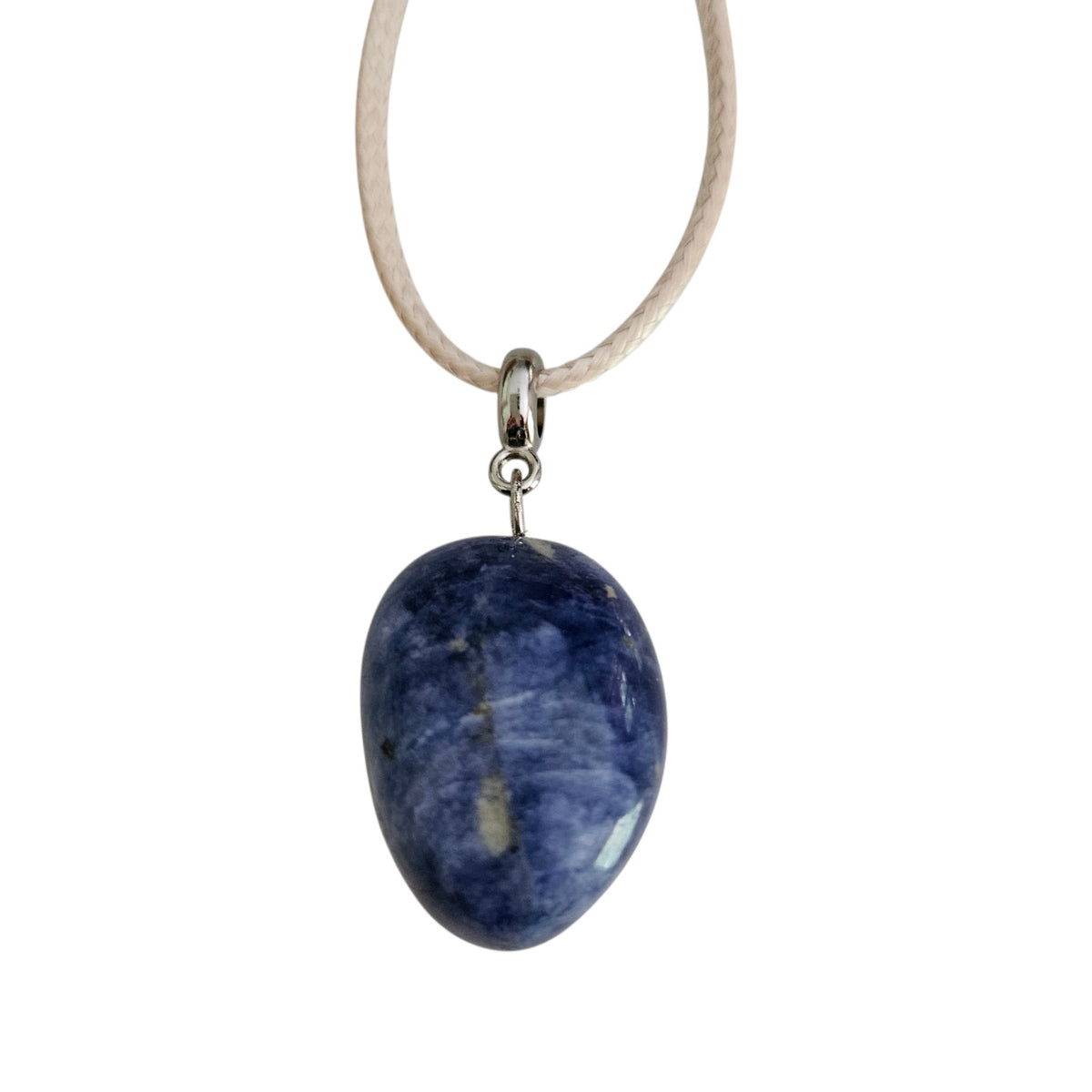 Colar Fio Off Pingente Lapis Lazuli