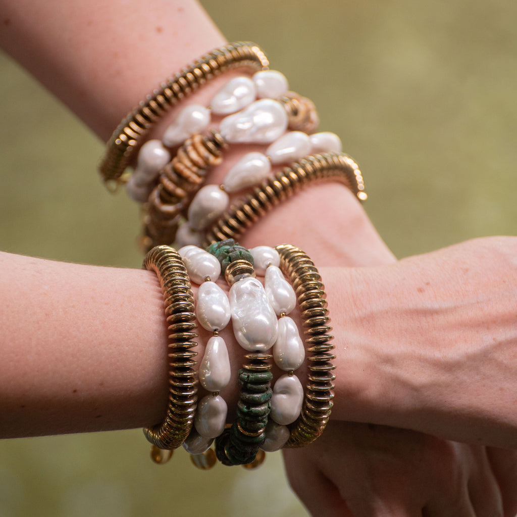 Pulseira Howlita Bege